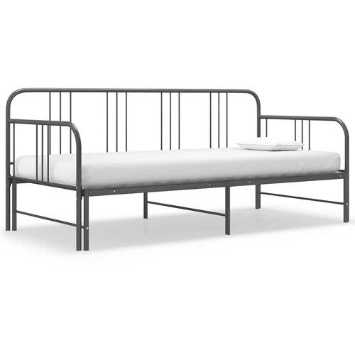  Okvir za krevet na razvlačenje sivi metalni 90 x 200 cm Cene