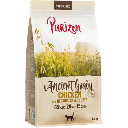 Purizon Adult Sterilised piletina i riba - pražitarice - 2,5 kg Slike