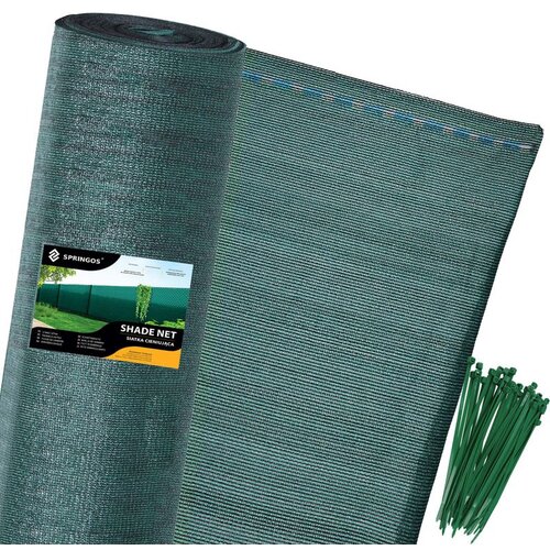  Zelena mreža za sjenilo 185 gsm 1,5 x 50 m 200 vezica Cene