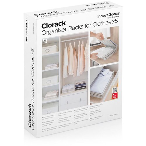  Komplet nizkih organizatorjev za oblačila Clorack InnovaGoods Slike