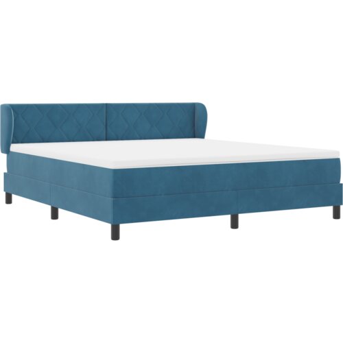 Box Spring Krevet s Madracem Tamno Plave Boje 180x200 cm Bar&amp;scaron;un Slike