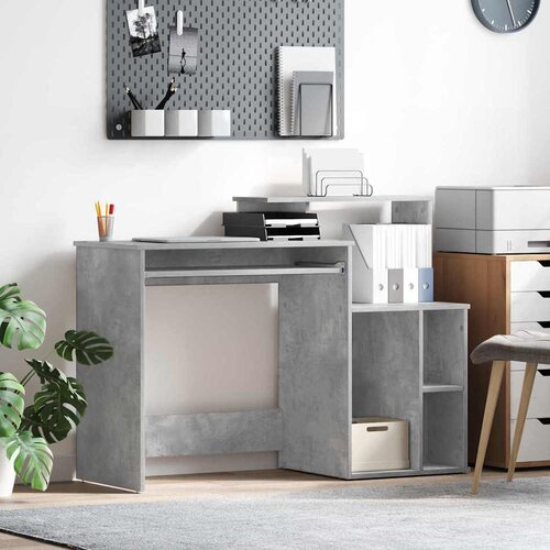  Stol Betonski sivi 120,5 x 44 x 88,5 cm Konstruirano drvo Cene