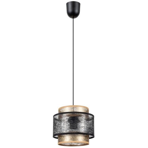  Elegantni luster na sajli GABI 1xE27/60W/230V zlatna/crna, prečnik 20 cm Cene