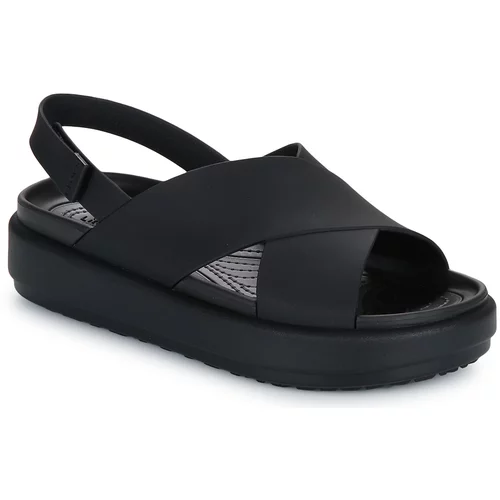Crocs Sandali & Odprti čevlji BROOKLYN LUXE X-STRAP Črna