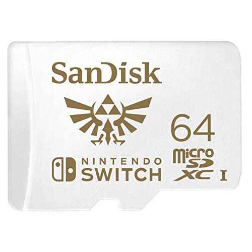 San Disk MicroSDXC 100MB 64GB Nintendo SDSQXAT-064G-GNCZN Slike