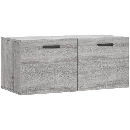 vidaXL Stenska omarica siva sonoma 80x36,5x35 cm inženirski les, (20824398) Cene