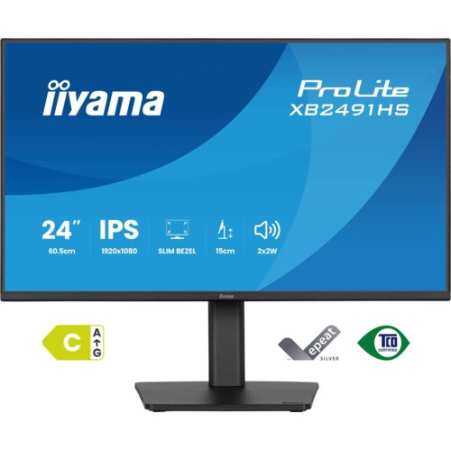 Iiyama ProLite XB2491HS-B1 računalni monitor 60,5 cm (23.8") 1920 x 1080 pikseli Full HD LCD Črna Cene