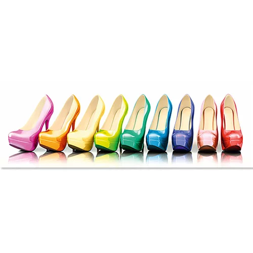  Dekorativni element (Colourful shoes, 118 x 40 cm)