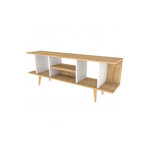 Hanah home Hanah Kućna TV komoda Akya, 160x38,6x35 cm, Bež-bijela Slike