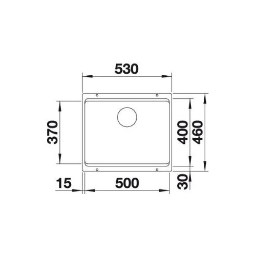Blanco sudopera etagon 500-U 500x400/200 mm- tartuf Slike
