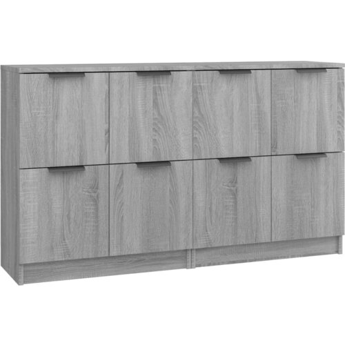 Maison Chic Komoda - Predalnik 2 kosa siva sonoma 60x30x70 cm konstruiran les, (21719344) Cene