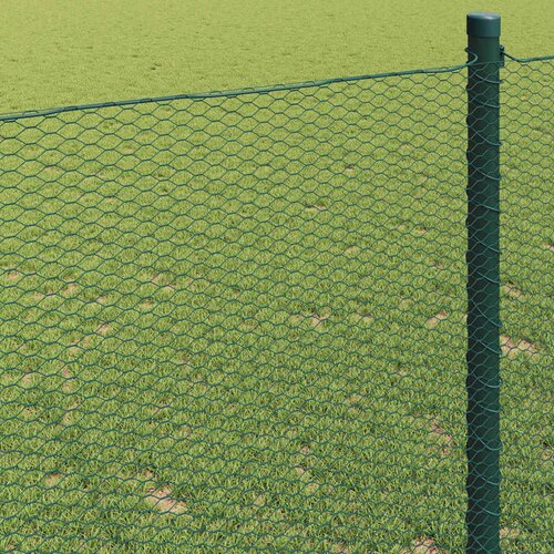  Heksagonalna ograda Zelena 1,4 x 25 m PVC Slike