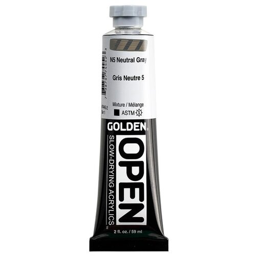  GOLDEN OPEN akrilna boja koja se sporo suši 59 ml |  7445 N5 Neutral Grey Cene