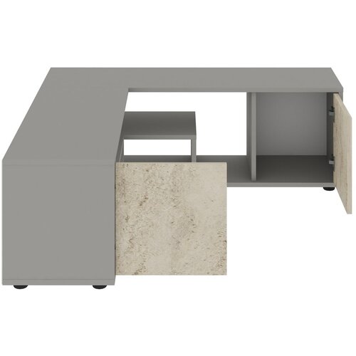 Kalune Design polica za TV rosa - grey, travertine greytravertine tv stand Slike