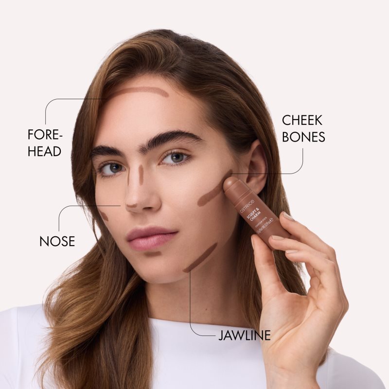 Catrice Sculpt &amp;amp; Charm Contour Stick stick za konturiranje nijansa 010 Ash 5.5 g Slike