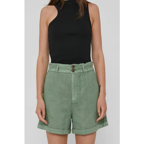 GAP Kratke hlače ženske, zelena barva