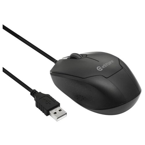 Estuff G120 optična USB mi&scaron;ka Žična mi&scaron;ka, črna Cene