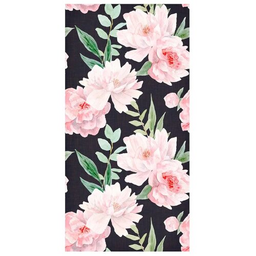  Tapeta - Peonies on graphite background 50x1000 Cene