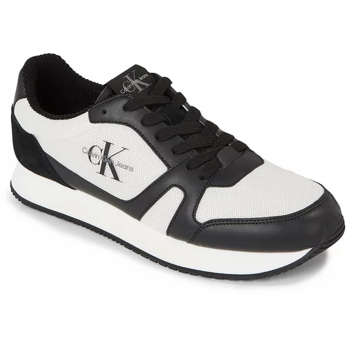 Calvin Klein Jeans Superge Retro Runner Low Lace Up Cut Out YM0YM00816 Black/Creamy White 00W