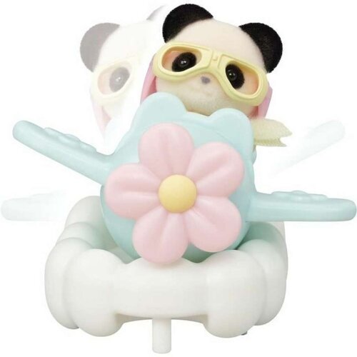  Playset Sylvanian Families Amusement Park Ride - Plane &amp;amp;amp Train Pisana Slike