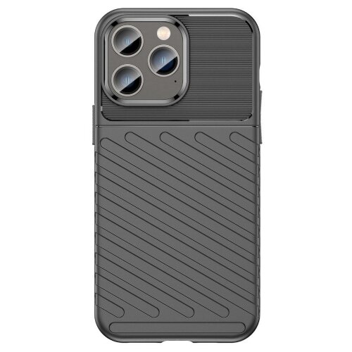 Onasi Silikonski ovitek Tunder Armor za iPhone 14 Pro Max - črn Cene