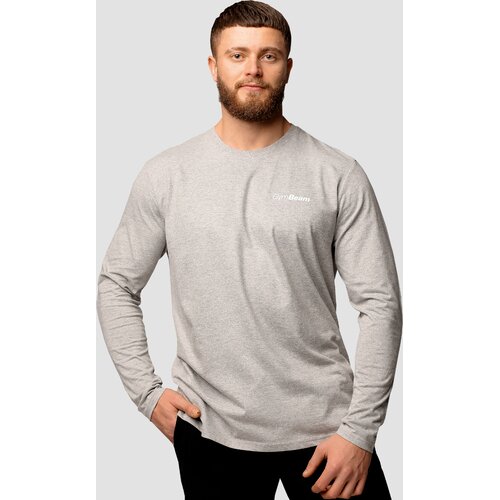 GymBeam Mu&scaron;ka majica dugih rukava Basic Grey XXL Cene