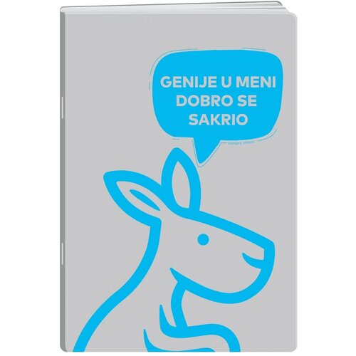 Play premium, sveska, 40 lista, Kengur - odaberite motiv Siva A4 Latajn Slike