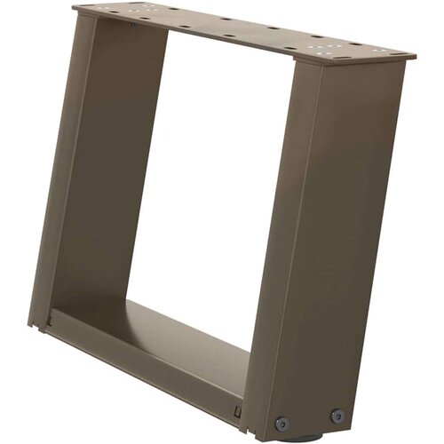  Noge za stolić U-oblika 2 kom Prirodni čelik 40x(30-31)cm čelik Slike