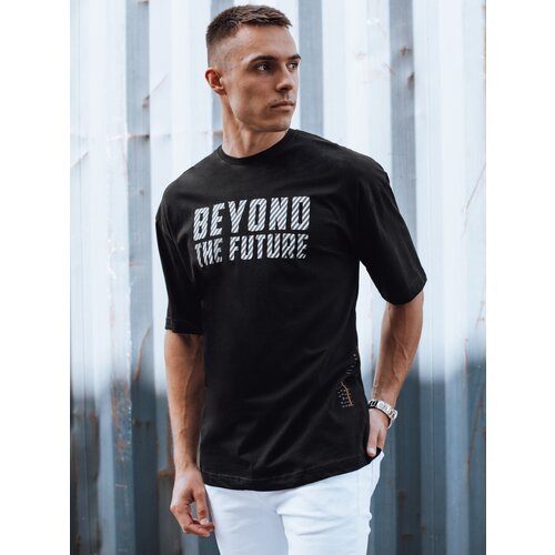 DStreet T-shirt męski czarny Slike