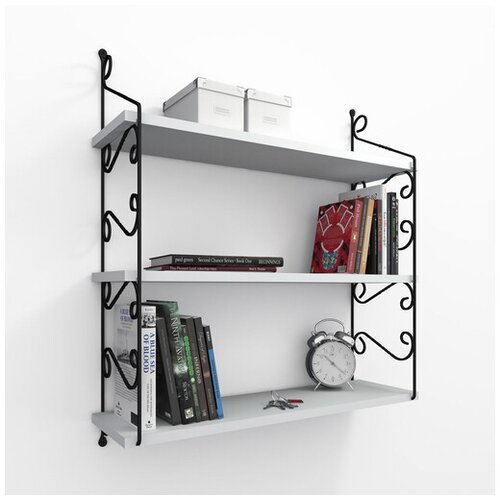 Hanah home Ceramoni zidna polica, 72x81x20 cm, bijela Cene