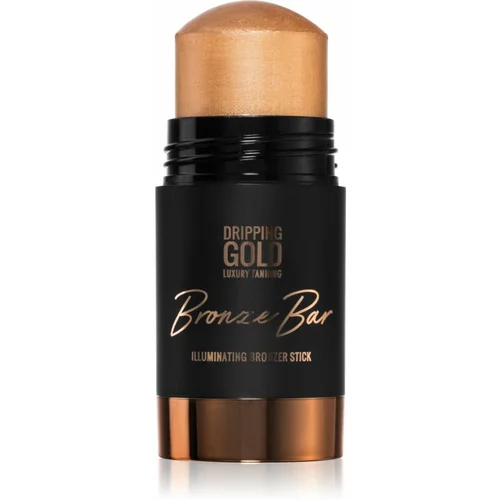 Dripping Gold Luxury Tanning Bronze Bar svjetlucavi bronzer za lice i tijelo 36 g