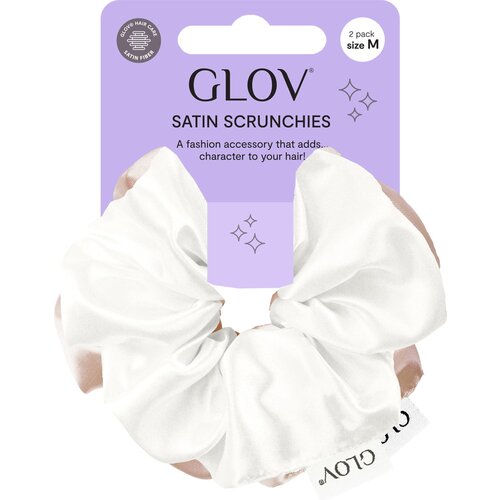 Glov Scrunchies 2 Pack M - Champagne/White Cene