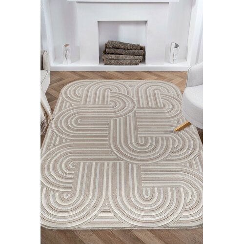 Conceptum Hypnose tepih Amorf-Ar005, pravougaoni, 120 x 180 cm, krem-bež Cijene