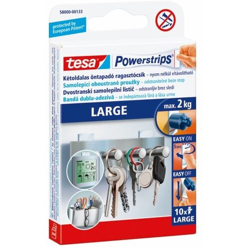 Tesa Powerstrips Samoljepljiva traka (10 Kom.) Slike