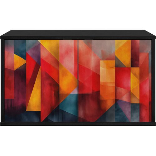 ormar za montažu na zid HEESCH 69 x 33 x 40 cm Crni hrast Slike