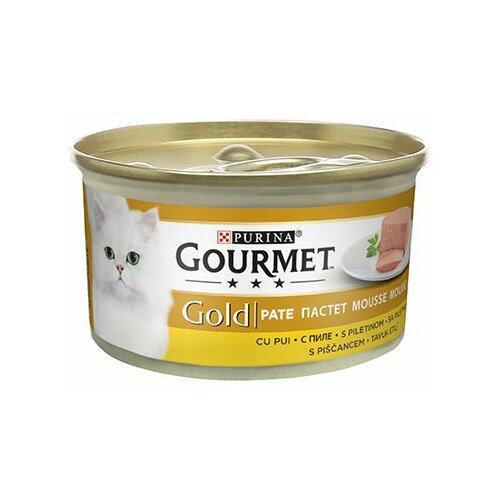 Purina Gourmet cat gold piletina pašteta 85g hrana za mačke Slike
