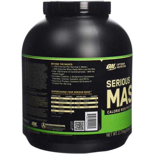 Optimum Nutrition Serious Mass, 5455 g - Čokolada, (20497077) Slike