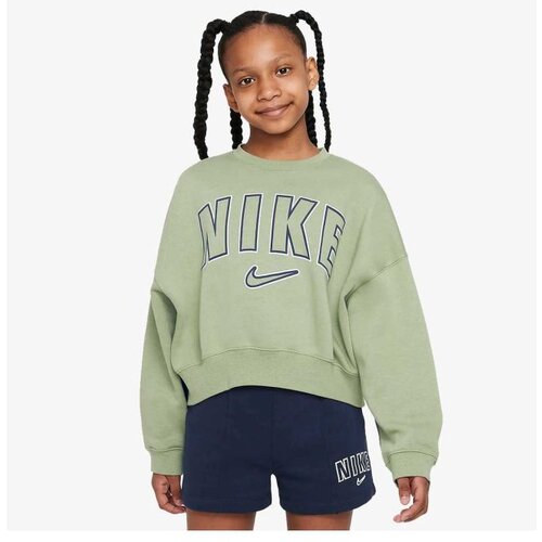 Nike G nsw trend flc crew prnt Cene