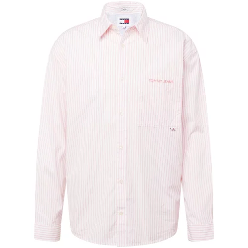 Tommy Jeans Košulja roza / bijela