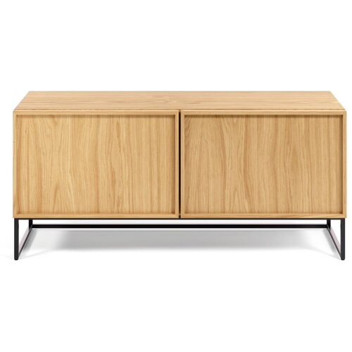 Kave Home TV omarica v hrastovem dekorju v naravni barvi 112x51x42 cm Taiana – Cene