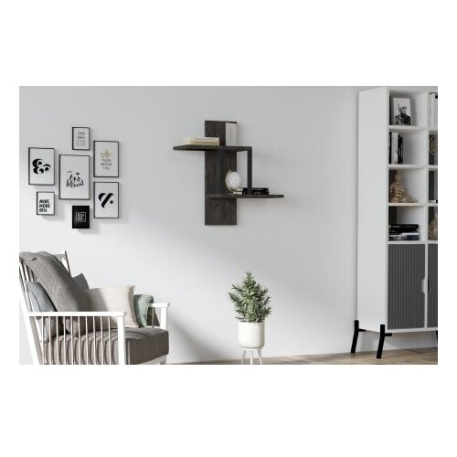 Hanah home zidna polica herra anthracite Slike