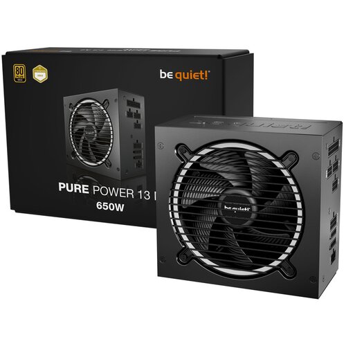 BE QUIET Pure Power 650W Gold13M, 80 PLUS, ATX 3.1, PCIe 5.1, black Slike