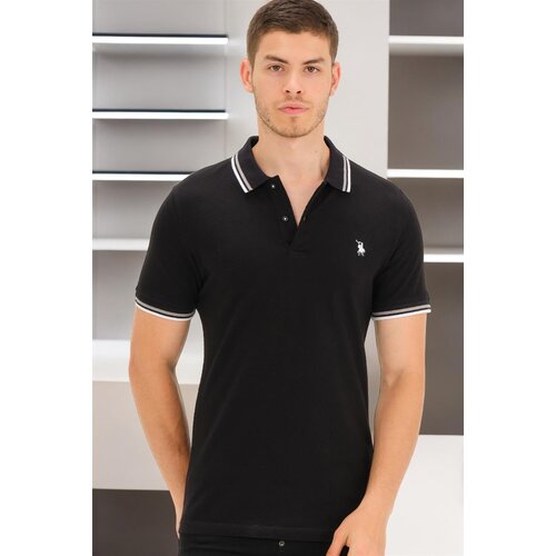 Dewberry T8594 MEN&amp;#039;S T-SHIRT-LIGHT BLACK Slike