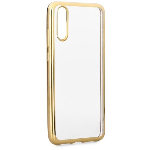  Gumijasti / gel etui Clear Case za Huawei P20 - zlati Cene