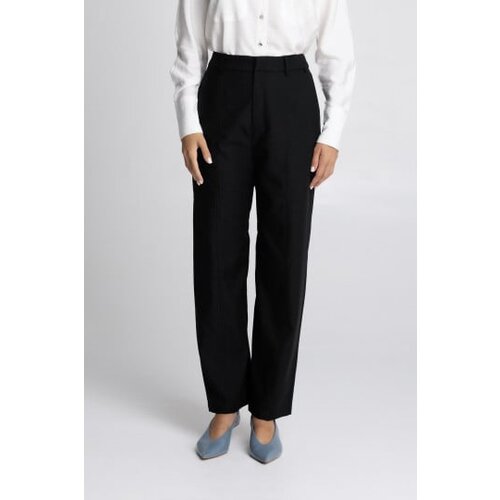 Legendww zenske poslovne pantalone u crnoj boji sa visokim strukom Cene