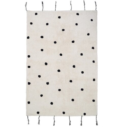 Nattiot Crni/krem periv/ručno rađen pamučan tepih 100x150 cm N&amp;uuml;mi Black &amp;ndash; Slike