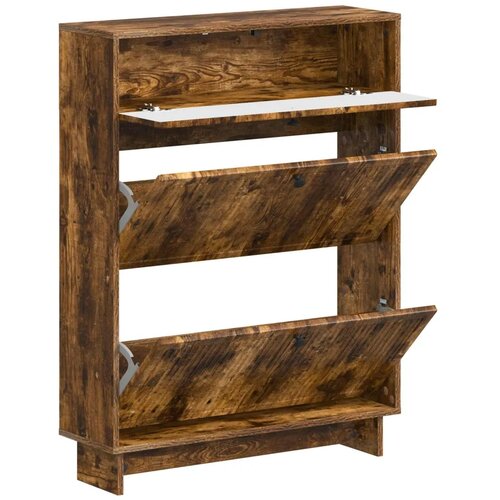  Ormar za cipele EDE 78 x 24 x 103 cm Konstruirano drvo - Dimljeni hrast Slike