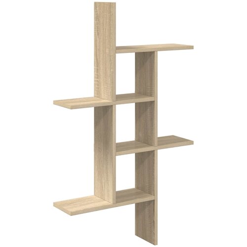 vidaXL Stenska polica Sonoma hrast 61 x 15 x 102 cm Inženirski les, (5000307440) Cene