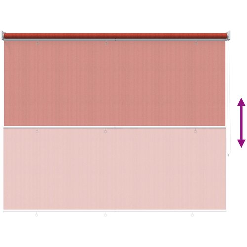  Vanjska roleta 90% blokada UV zraka Terrakota 160 x 140 cm HDPE Slike