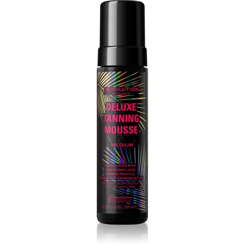 Makeup Revolution Beauty Tanning Deluxe Mousse pjena za brzo samotamnjenje nijansa Medium 200 ml